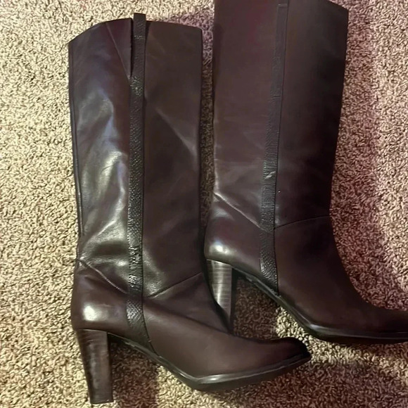 AnnTaylor tall leather boots - Picture 1 of 8